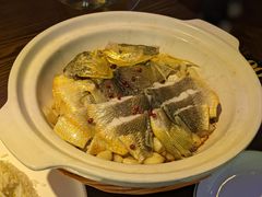 砂锅焗黄花鱼-1937青岛老味道·海肠捞饭·青岛菜(大鲍岛栈桥店)