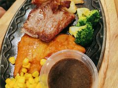 奥尔良鸡排伴牛排-夏日玛莉西餐厅(梅溪湖步步高店)