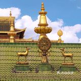 一座高大华丽建筑的寺庙