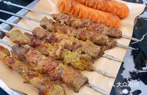 Red Benefit Lamb Skewers