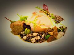 61.5°低温慢煮温泉蛋鹅肝粒-领仕扒房(长春店)