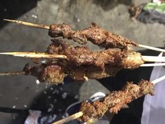 -劳动公园新疆人烤腰子