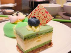 绿茶芝士蛋糕-美食汇·海鲜自助西餐厅·江门富力万达嘉华酒店