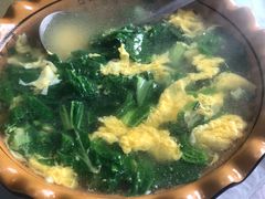 青菜草鸡蛋汤-谢氏农家