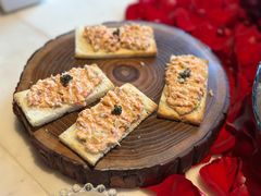 红雪蟹肉佐茄香奶冻卡露伽鱼子酱-大八江景意大利西餐厅LargeEight Italy Restaurant(1862时尚艺术中心店)