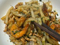 海鲜荠菜炒年糕-寻裕记·现炒浇头面(人民广场店)