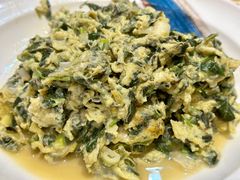 香椿鸡蛋-姜家味锅贴小海鲜