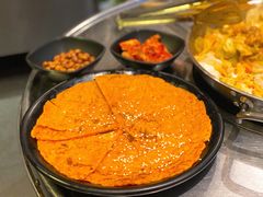 五花肉泡菜饼-山·烤辣鸡韩国料理(西溪路店)