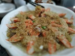 蒜蓉蒸蟹柳-刘胖子家常菜·蹄花焖藕(中南店)