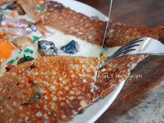 鸡蛋蘑菇熏肉荞麦可丽饼-RAC BAR(安福路店)