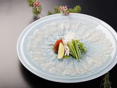 河豚鱼菊盛生鱼片2人份河豚鱼菊盛生鱼片2人份&nbsp;(4)-天正河鲀·河豚亭(大连店)