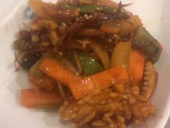 辣酱炒鱿鱼-韩时烤肉(枫蓝店)