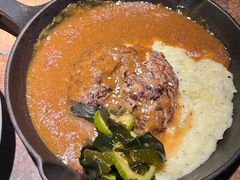 洋风咖喱汉堡肉-山杏yama-katsu·吉列炸物