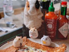 鸡蛋蘑菇熏肉荞麦可丽饼-RAC BAR(安福路店)