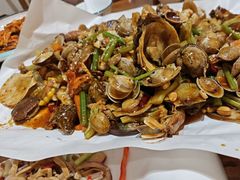 -东来菜馆•手抓海鲜家常菜•海鲜锅贴(鸽子窝店)