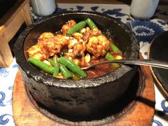 石锅杭椒牛蛙-桂满陇天书(南京德基旗舰店)
