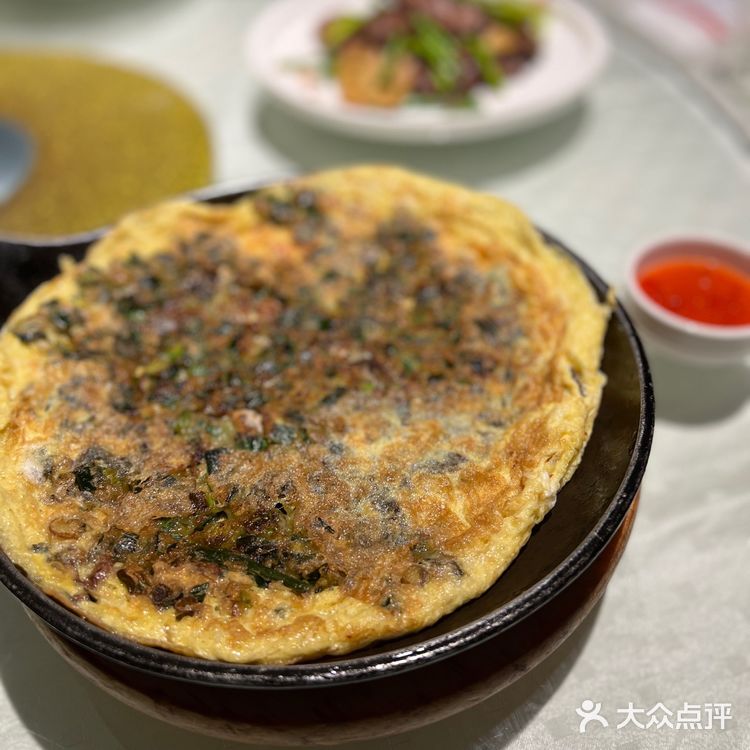 好几位朋友推荐的「福州南煎肝」连配菜都好吃！