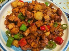 黑椒牛肉粒杏鲍鱼菇-雪乡阁东北农家菜(颛桥约好休闲街店)