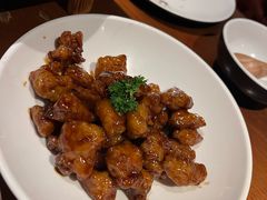 糖醋里脊特写-绿茶餐厅(财富购物中心店)