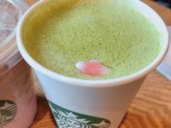 樱花初绽抹茶拿铁-星巴克(天津佛罗伦萨小镇店)