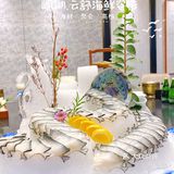 传统艺术盆栽和海鲜的完美融合体,海鲜盆栽,你吃过吗?