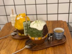 抹茶生乳かき氷-WONDER ICE 萬得冰田(建設路总店)