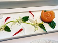 玫瑰三文鱼佐芥末酱-王品牛排(郑州大卫城店)