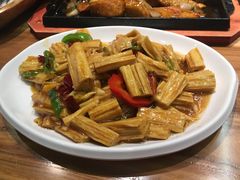 炒腐竹-老胖串店(浆水泉路店)