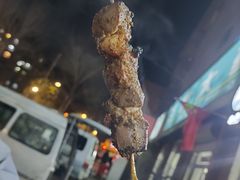 -劳动公园新疆人烤腰子