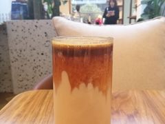 红豆沙拿铁-Line 咖啡(石厦花园店)