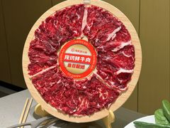 鲜切牛肉三拼-海底捞火锅(杭州天虹购物中心店)