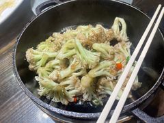 虾酱焗花菜-猪肉婆私房菜(容桂总店)