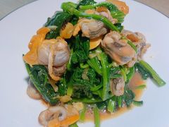 菠菜拌毛蛤蜊-味莊·青岛菜(云霄路店)