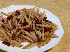 炸竹虫-东巴谷野生菌火锅餐厅