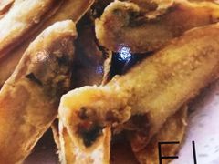 干炸比目鱼-四海鲜渔家菜(黄金海岸店)