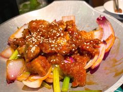 蒜香蜜汁排骨-绿茶餐厅(深圳龙华天虹购物中心店)