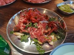 -明洞阿姨·韩式酱蟹烤肉·创意料理(三元桥店)