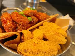 炸鸡一半一半-富乐满韩国正宗炸鸡韩国料理(虹泉路店)