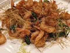 茅根炒虾-勝記酒家·37年老字号·经典粤菜(南山花园城店)
