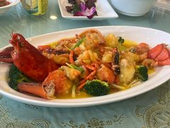 上汤伊面焗龙虾-江南村酒家