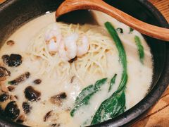 虾仁菌菇面-白七爷捞面(西城万达店)