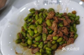 Stir-Fried Fresh Soybeans with Pork