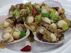 葱爆威海扇贝-威海渔村(黄兴路店)