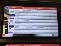 大巴时刻表-米兰马尔彭萨国际机场