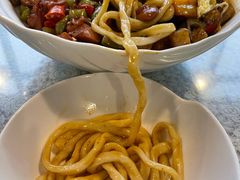 茄子肉丁小公鸡双拼拌面-文三里屯面馆(三里屯店)