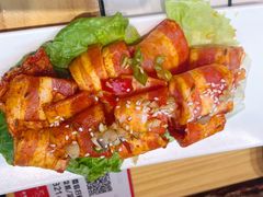 招牌湘村黑猪五花肉-么肆烤肉·中式自助·烤肉大排档(街道口季佳PAI店)