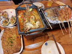 -路边摊小炉子烧烤