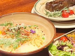 蒜蓉酱大虾意大利扁面配温泉蛋-卡朋厨房(289艺术园区店)