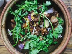 腊肠排骨煲-海口滨海新村143号海南老字号炒菜店