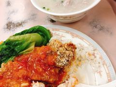 茄汁猪扒饭-满足面(白水井大街店)